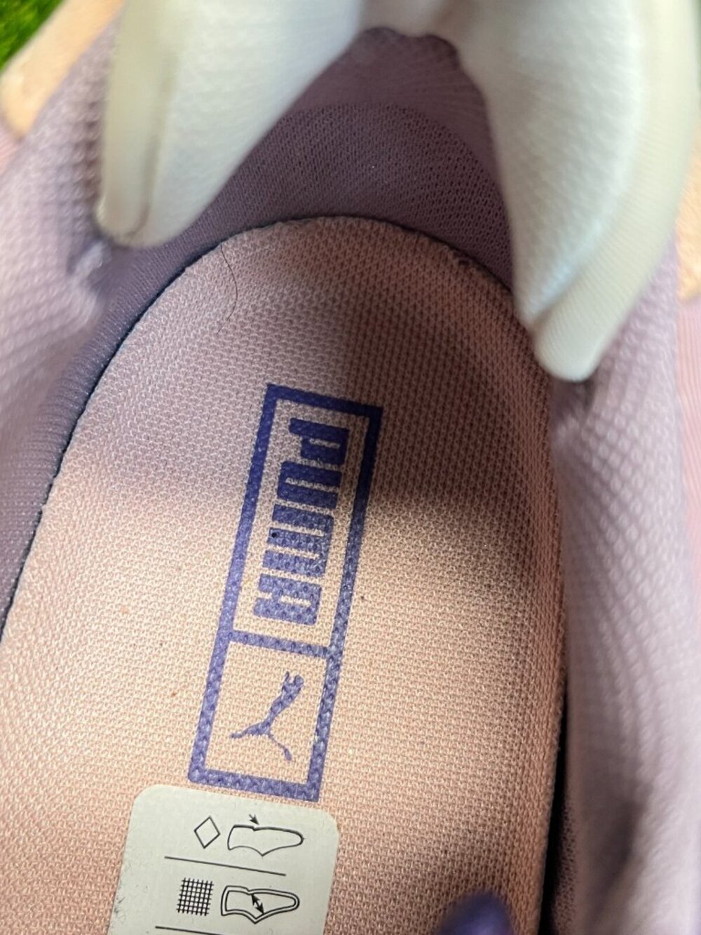 Puma Thunder Fashion 1 Womens Size 9 Peach Gray Athletic Running Shoes Sneakers - Picture 8 of 10